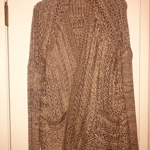 Long sleeve cardigan sweater